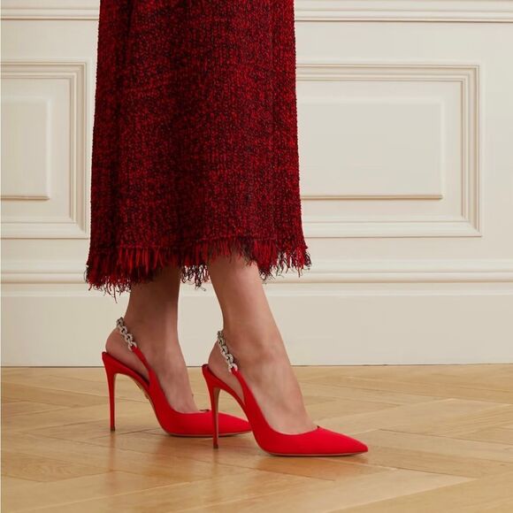 Aquazzura Love Link Slingback Pumps size 40 - Picture 2 of 14